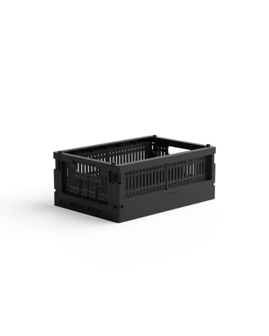 made crate mini - washed black sweater - Klappbox 24 x 17 x 9,5 cm