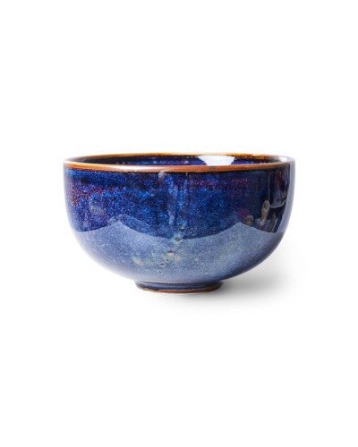 HK LIVING - chef ceramics - bowl rustic blue