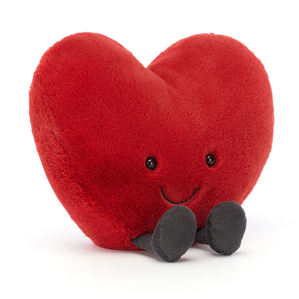 Jellycat Amuseable Red Heart Large ca 18cm