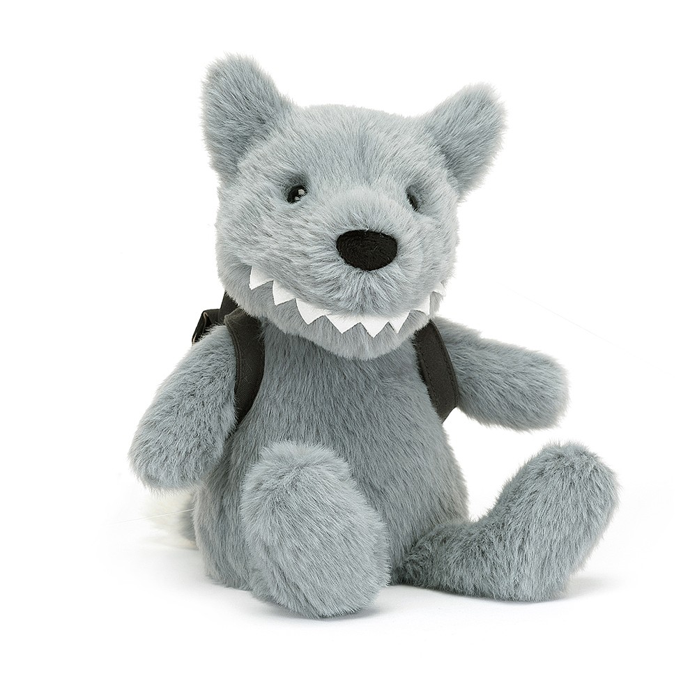 Jellycat Backpack Wolf / Rucksack Wolf 22 cm