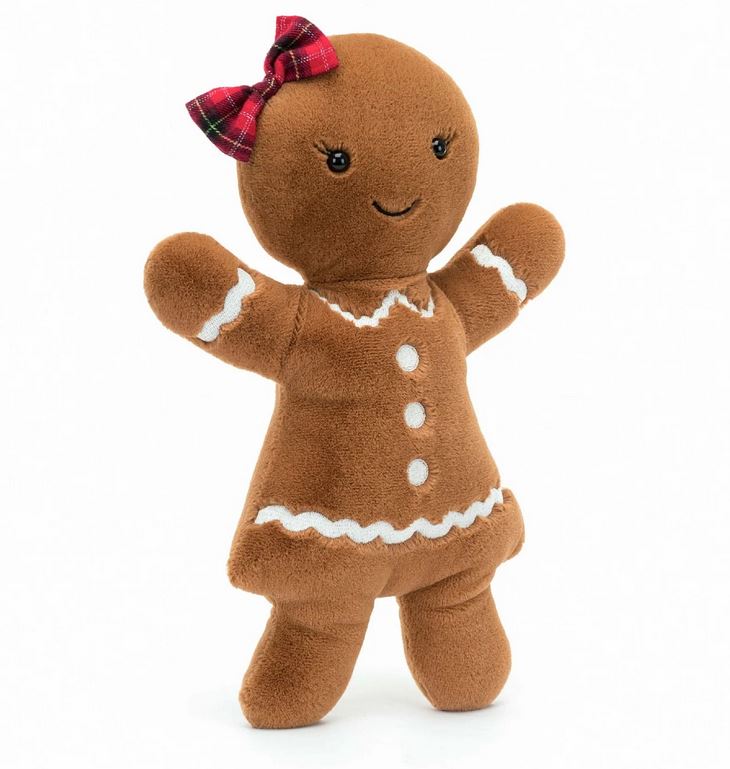 Jellycat Jolly Lebkuchen/Gingerbread Ruby Original- 32 cm