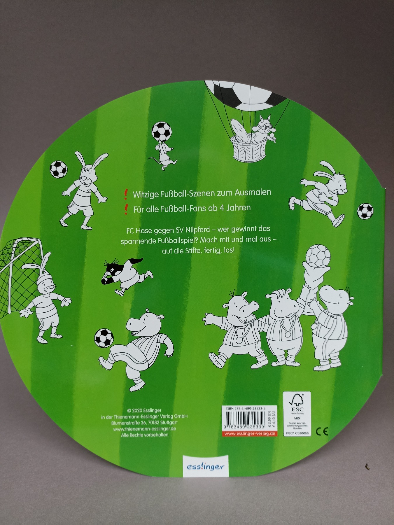 Mein Fußball-Malbuch, Esslinger Verlag 2