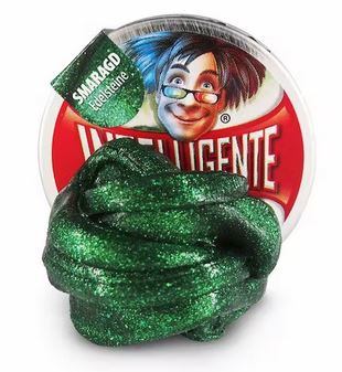 Intelligente Knete - Smaragd Edelsteine