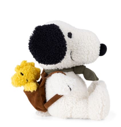 Snoopy mit Woodstock im Rucksack, 20cm