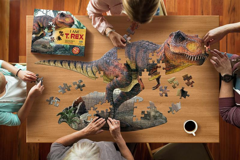 Konturpuzzle Jr T-Rex 100 XL Teile 2