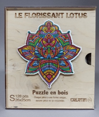 Holz Puzzle Lotus von Creatifwood