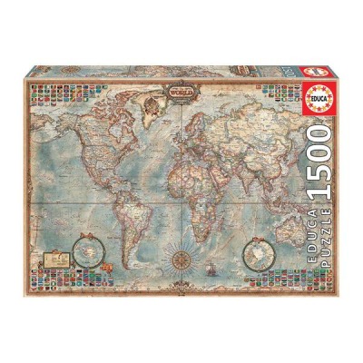 Antike Weltkarte 1500 Teile Puzzle