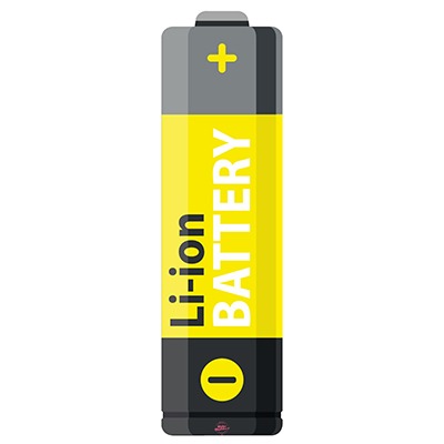 Li-ion Battery Chamomile-Yellow für Cannondale div. Modelle - Konturgeschnittener BikeBäbber in