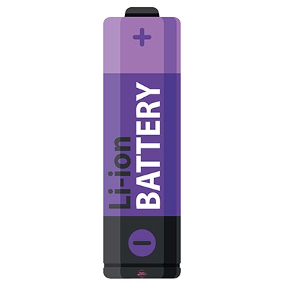Li-ion Battery Aubergine-Purple für Cannondale div. Modelle - Konturgeschnittener BikeBäbber in