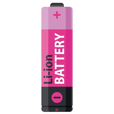 Li-ion Battery Girly-Pink für Cannondale div. Modelle - Konturgeschnittener BikeBäbber in
