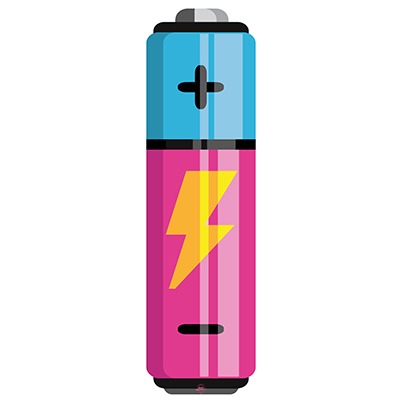 Flash Battery Pink für Cube Reaction Hybrid | 750Wh ohne Gummierung - Konturgeschnittener