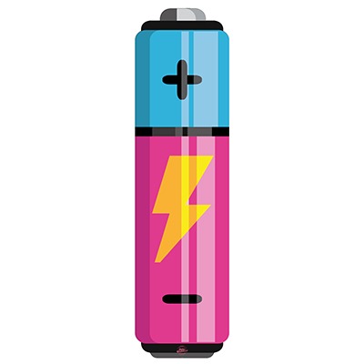 Flash Battery Pink für Focus Jam 2, Thron 2, Jarifa 2 - Konturgeschnittener BikeBäbber in