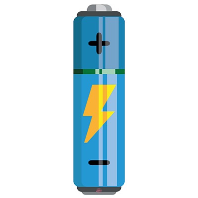Flash Battery Blue für Focus Jam 2, Thron 2, Jarifa 2 - Konturgeschnittener BikeBäbber in