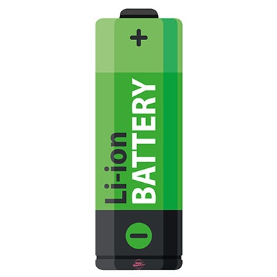 Li-ion Battery Grass-Green für Ghost Hybride - Konturgeschnittener BikeBäbber in Batterie-Form