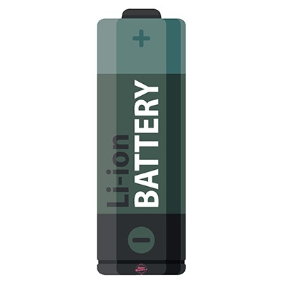 Li-ion Battery Hunting-Green für Ghost Hybride - Konturgeschnittener BikeBäbber in Batterie-Form