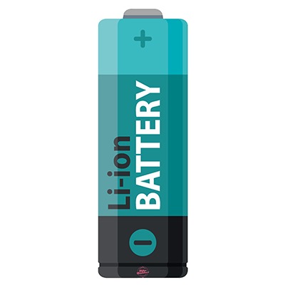 Li-ion Battery Ocean-Blue für Ghost Hybride - Konturgeschnittener BikeBäbber in Batterie-Form für