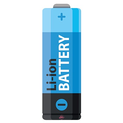 Li-ion Battery Rich-Blue für Ghost Hybride - Konturgeschnittener BikeBäbber in Batterie-Form für