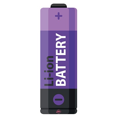 Li-ion Battery Aubergine-Purple für Ghost Hybride - Konturgeschnittener BikeBäbber in