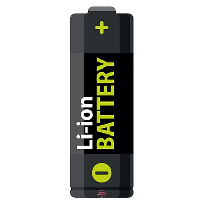 Li-ion Battery Stiriking-Dark für Ghost Hybride - Konturgeschnittener BikeBäbber in Batterie-Form