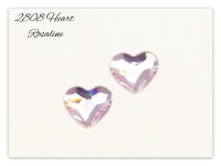 Swarovski 2808 Heart Flat Back 10mm Crystal AB Rosaline Royal Red Light Siam Swarovski Herz