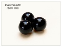 Swarovski 5810 Pearl Elderberry Night Blue Mystic Black Mulberry Pink Perlen 10 mm dunkelblaue