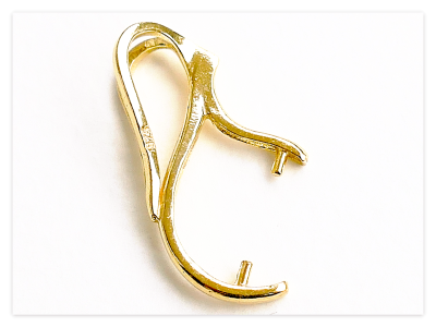 24K Gelb Gold vergoldete 925 Silber Perlen Anhängerschlaufen, Sterlingsilber Kugel Fassungen,