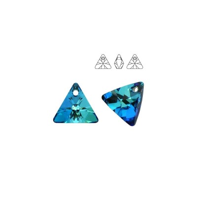 Swarovski Elements, 6628 XILION Triangle 12mm, Bermuda Blue, Swarovski Dreieck, multicolor Kristall,