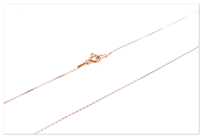 40cm 0.55mm Cardano 18K Rose Gold vergoldete Silber Kette, 925 Schlangenkette, Rot Gold Halskette,