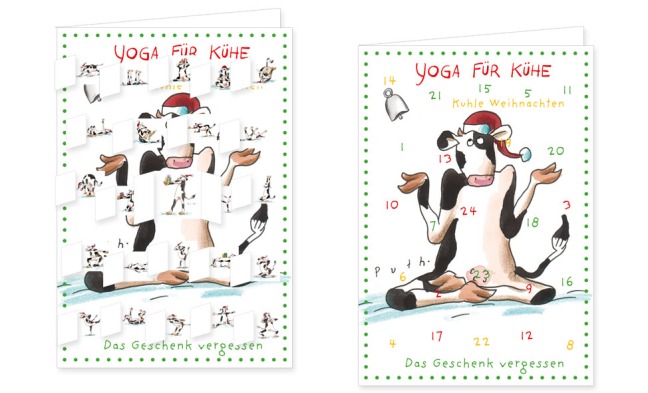 Adventskalenderkarte mit Umschlag und 24 Türchen von Rannenberg & Friends Klaus Puth Weihnachten