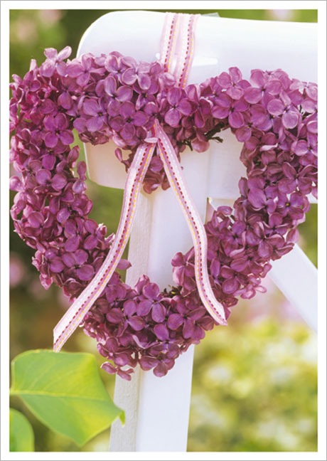 Postkarte Ein Herz voll Blumen - Postkarte A6 10,5 x 14,8 cm