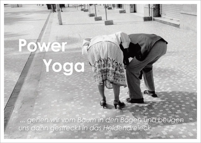 Postkarte Power Yoga - Postkarte A6 105 x 148 cm