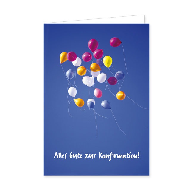 Doppelkarte Alles Gute zur Konfirmation- Rannenberg &amp; Friends - Doppelkarte Klappkarte mit