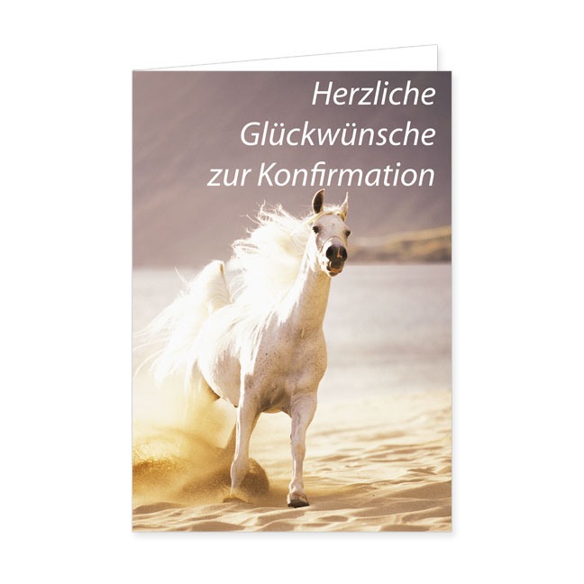 Doppelkarte Herzliche Glückwünsche zur Konfirmation- Rannenberg & Friends - Doppelkarte