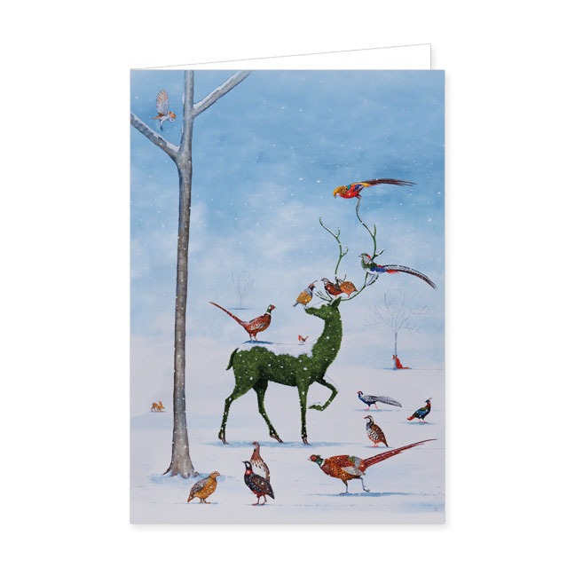 Doppelkarten Winter Wunderland- Rannenberg &amp; Friends - Doppelkarte Klappkarte mit Umschlag Maße: