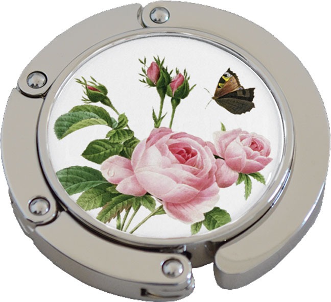 Taschenhalter Rosa Centifolia - Taschenhalter Durchmesser: 45 cm Belastbar bis 3 KG