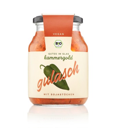 Bio Veganes Gulasch mit Sojastücken - Kammergold