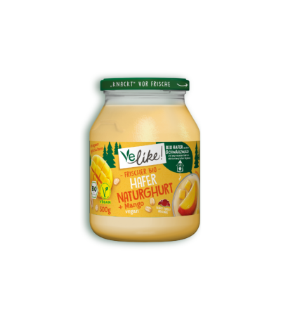 Bio Hafer Naturghurt mit Mango - VeLike