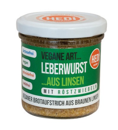 Bio vegane Leberwurst mit Röstzwiebeln - HEDI