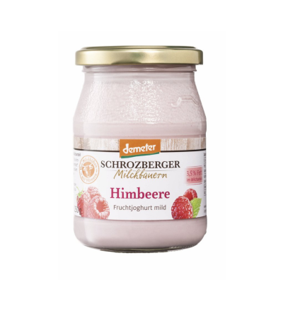 Bio Joghurt Himbeere 35 - Molkerei Schrozberger