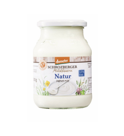 Bio Joghurt Natur Mild 35 - Molkerei Schrozberger