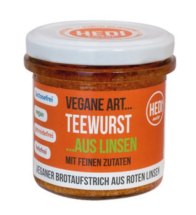 Bio vegane Teewurst mit feinen Zutaten - HEDI