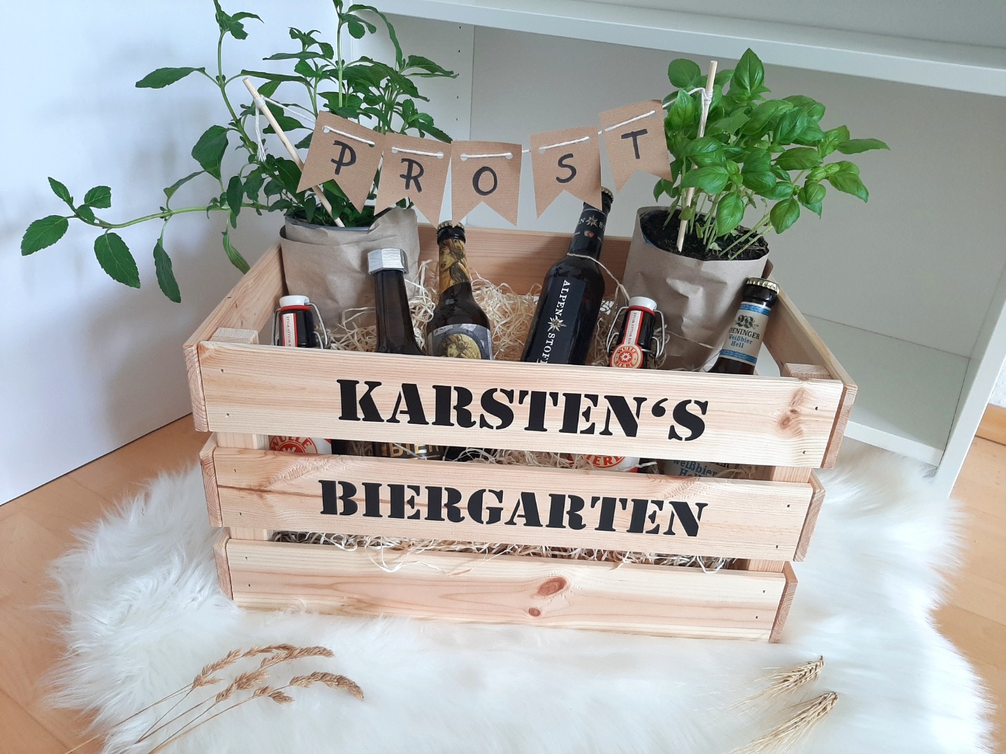Biergarten / Kräutergarten mit Namen