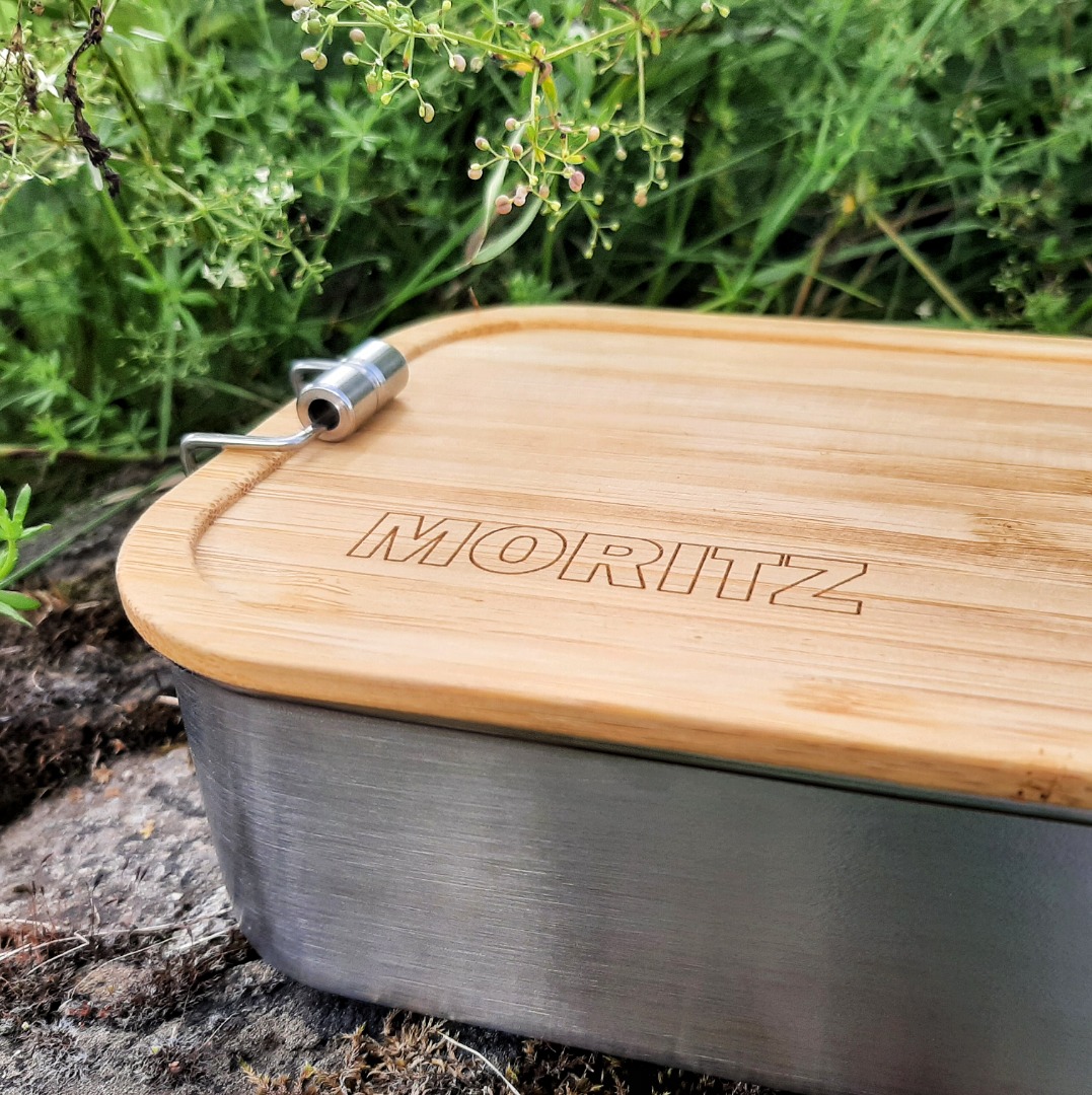 Bambus Lunchbox personalisiert minimalitisch 3