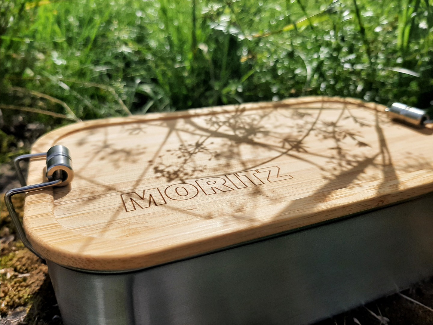 Bambus Lunchbox personalisiert minimalitisch 7
