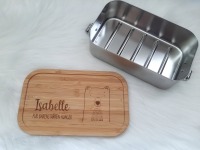 Bambus Lunchbox personalisiert 2