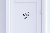 Türschild Badezimmer / Bad mit Symbol 6