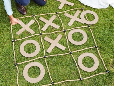 Kreuze &amp; Kreise Spiel | XOXO - Spiel | Hochzeitsgarten-Spiele für Draußen - Nullen und Kreuze |