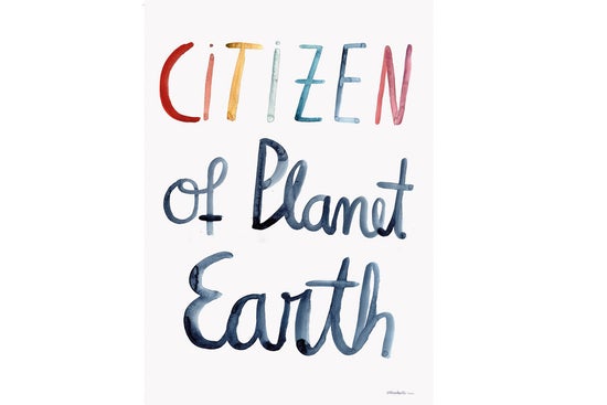 Poster Citizen Of Planet Earth Gretas Schwester