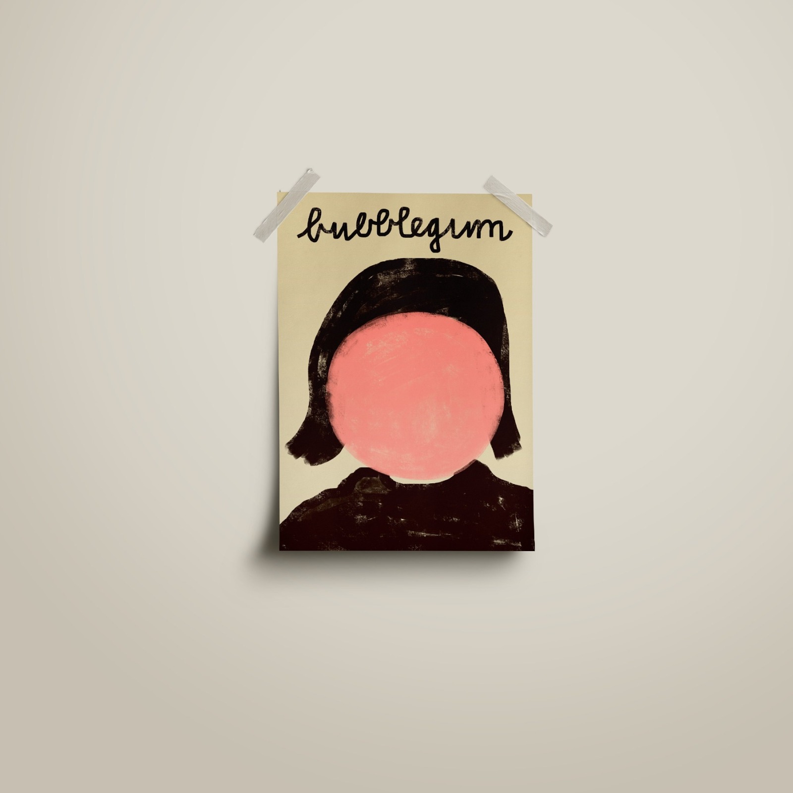 Postkarte Bubblegum Framboise und Ketchunp 2