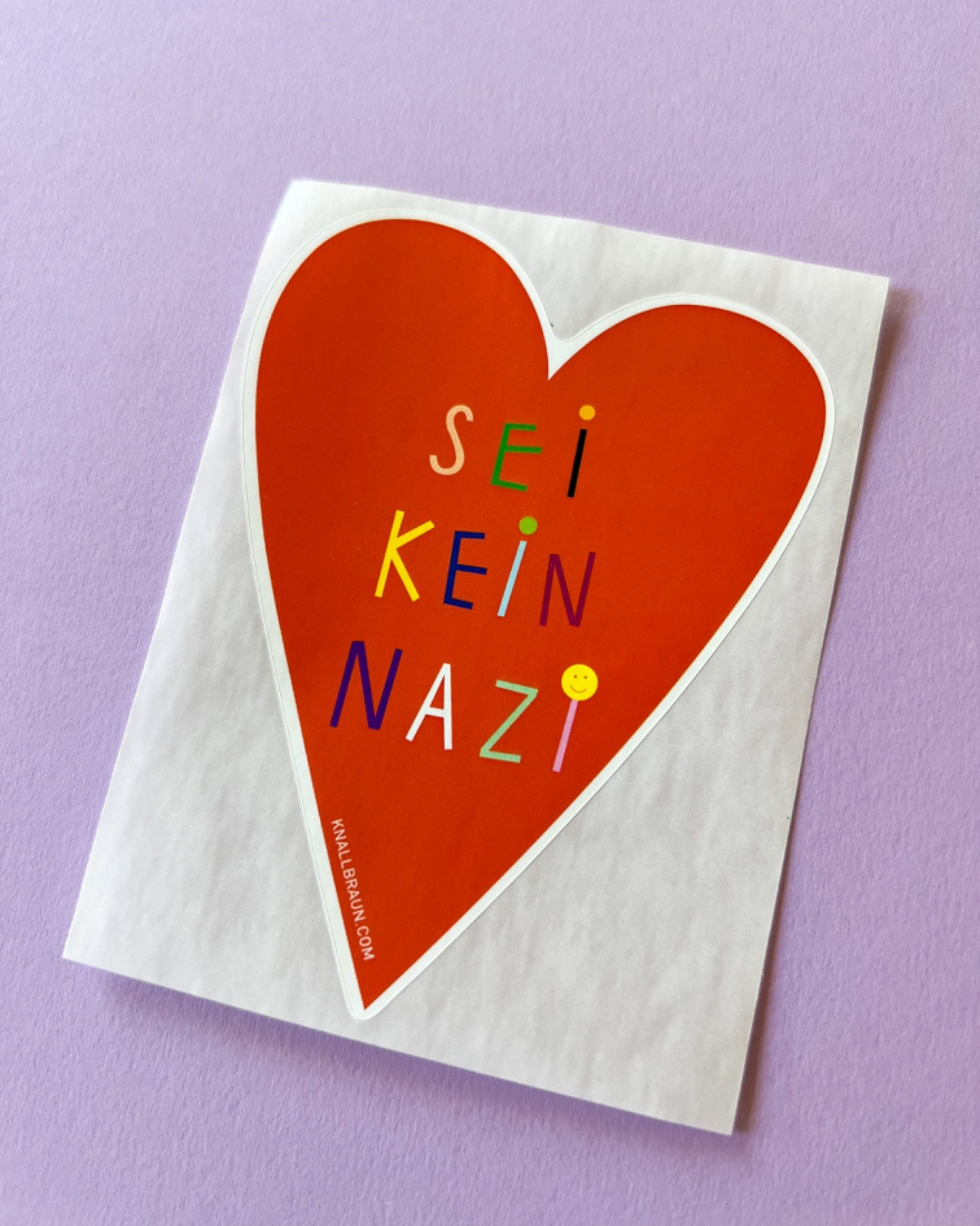 Sei kein Nazi Sticker 2